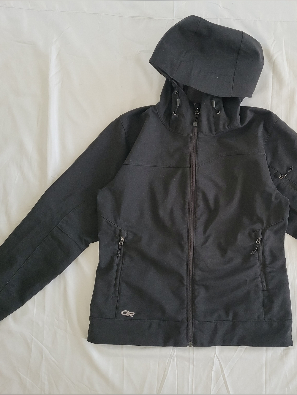 Outdoor Research Women's XS Black Hooded Softshell Jacket